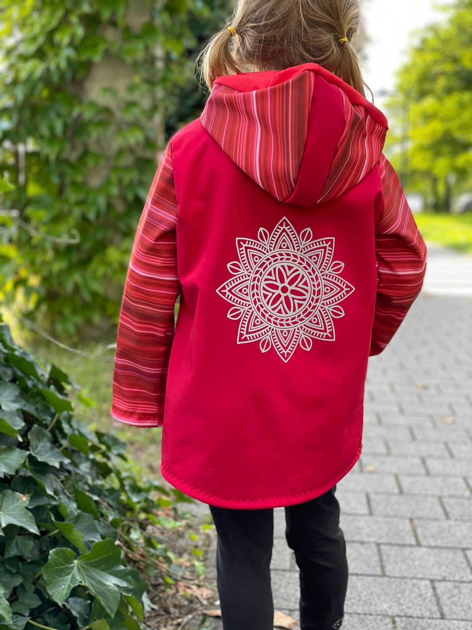 Softshelljacke ZUCKERMAUS GIRLS Gr. 110 - 164 Walkjacke - Sewando