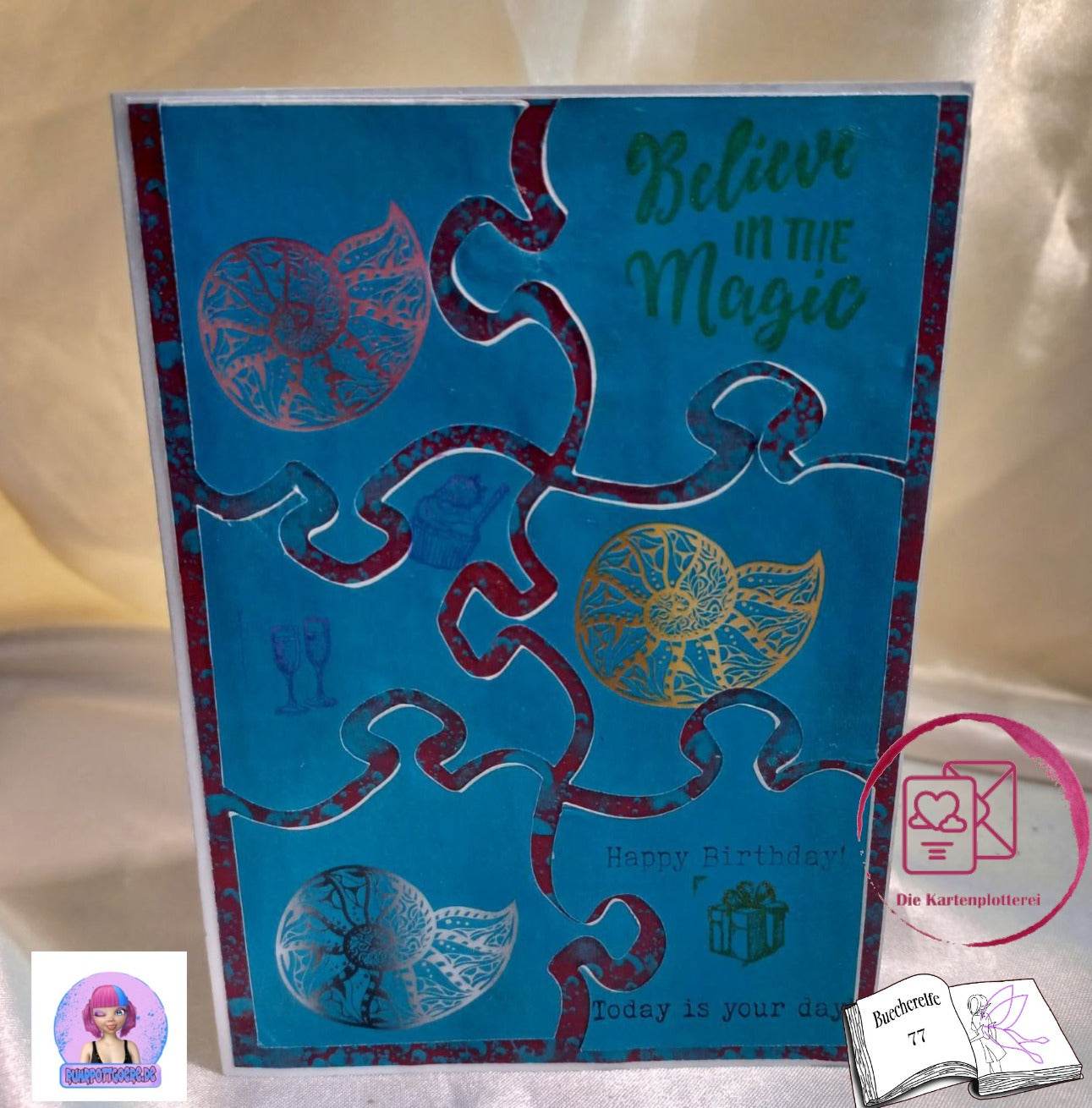 Digistamp Muster Muschel Plotten, Sublimation, Drucken ! - Sewando