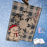 Digiset Fridolin der Schneemann, Digistamp, Digipaper, Plotterdatei, Sublimation - Sewando