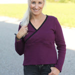 Schnittmuster Wickelshirt EDLING Gr. 34-54 : - Sewando