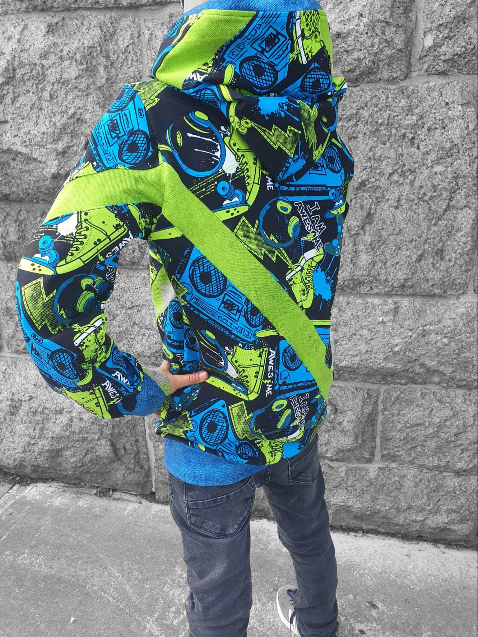 Schnittmuster / Sewing Pattern *Big Funnel Hoodie & Hoodie Dress* Size 62-176 / 3m - 18 Years - Sewando
