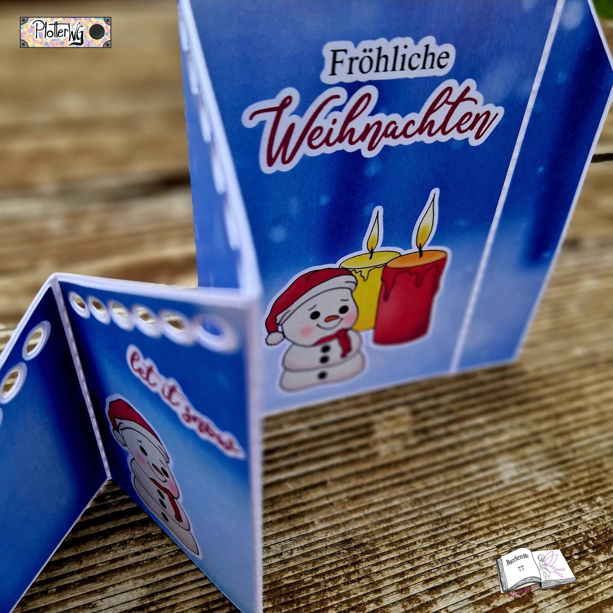 Digiset Fridolin der Schneemann, Digistamp, Digipaper, Plotterdatei, Sublimation - Sewando