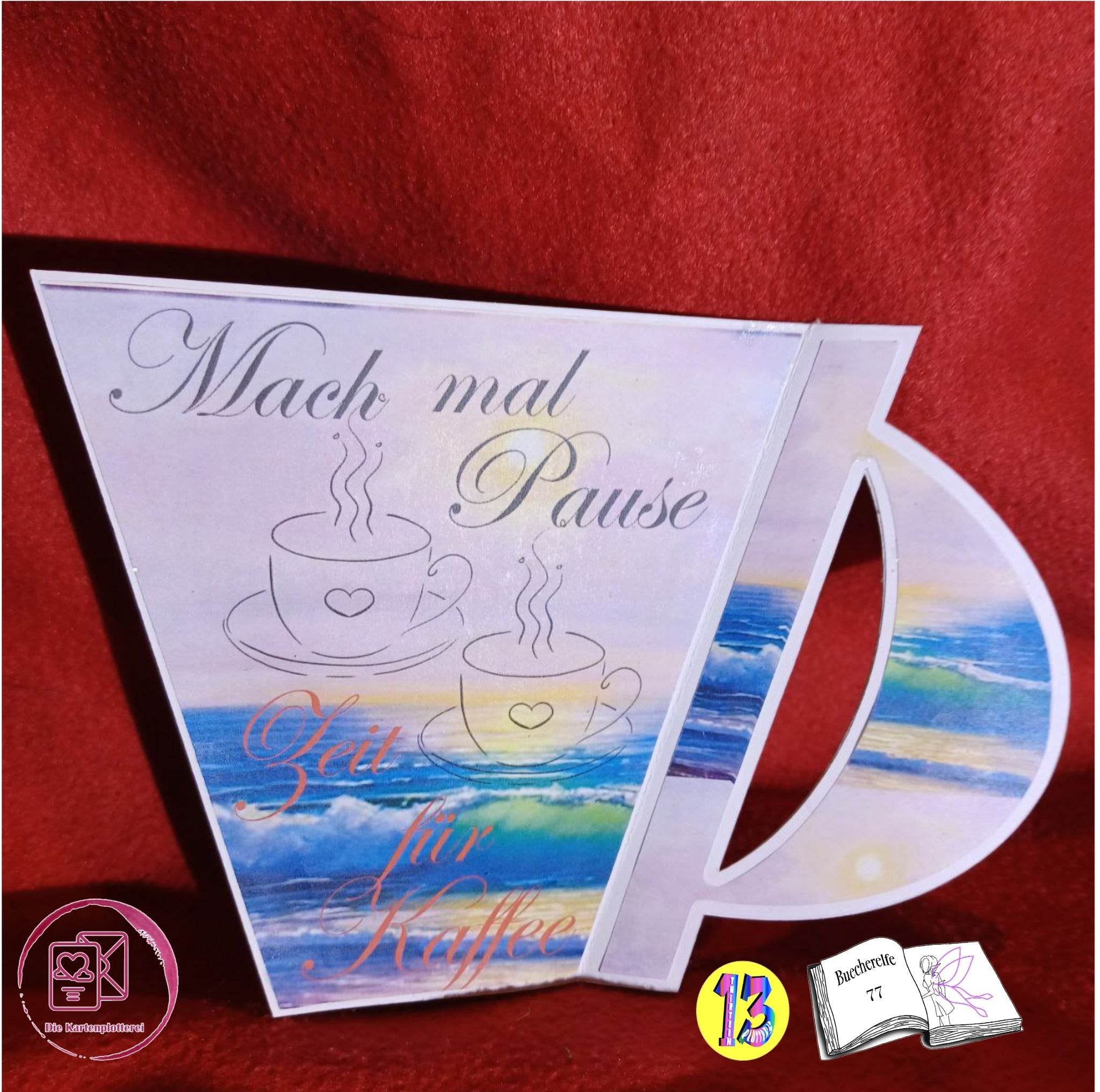 Digistamp Tasse Plotten, Plotterdatei, Sublimation, Drucken, ! - Sewando