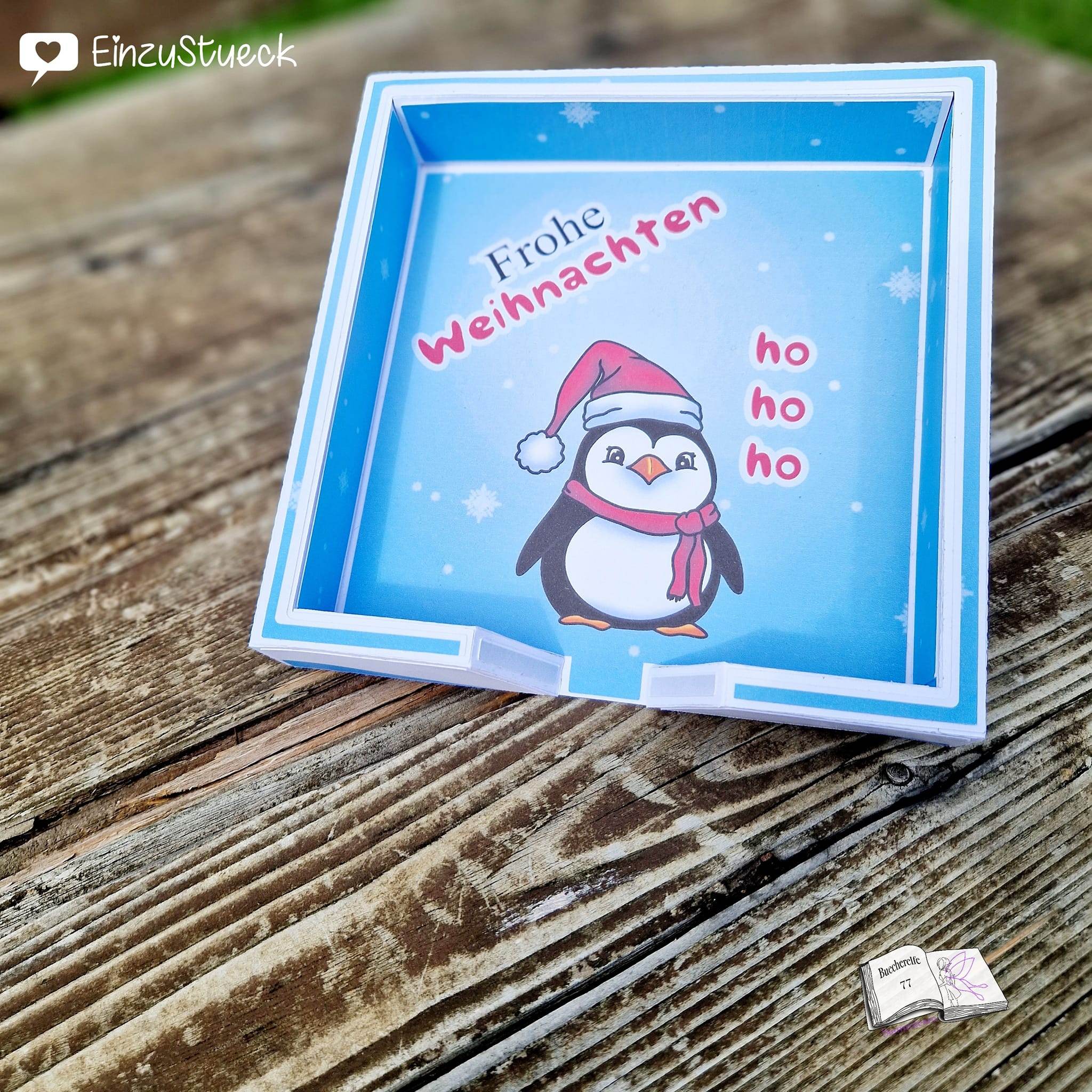 Digiset Christmas Penguin Plotterdatei, Sublimation, Digistamp, Digipaper - Sewando