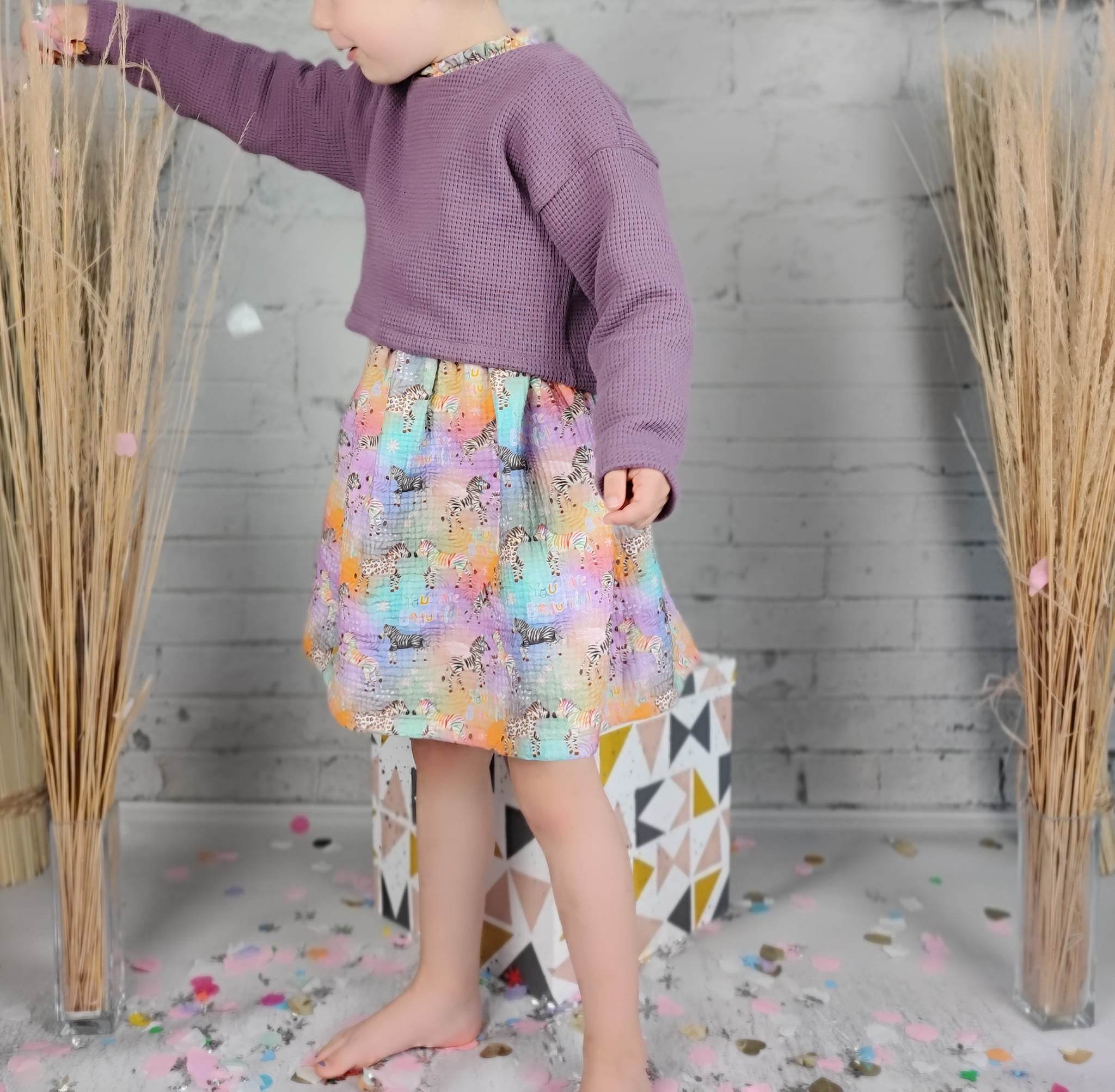 Schnittmuster Blickfang – Crop Top | PDF-Download | Größen 92-152 - Sewando