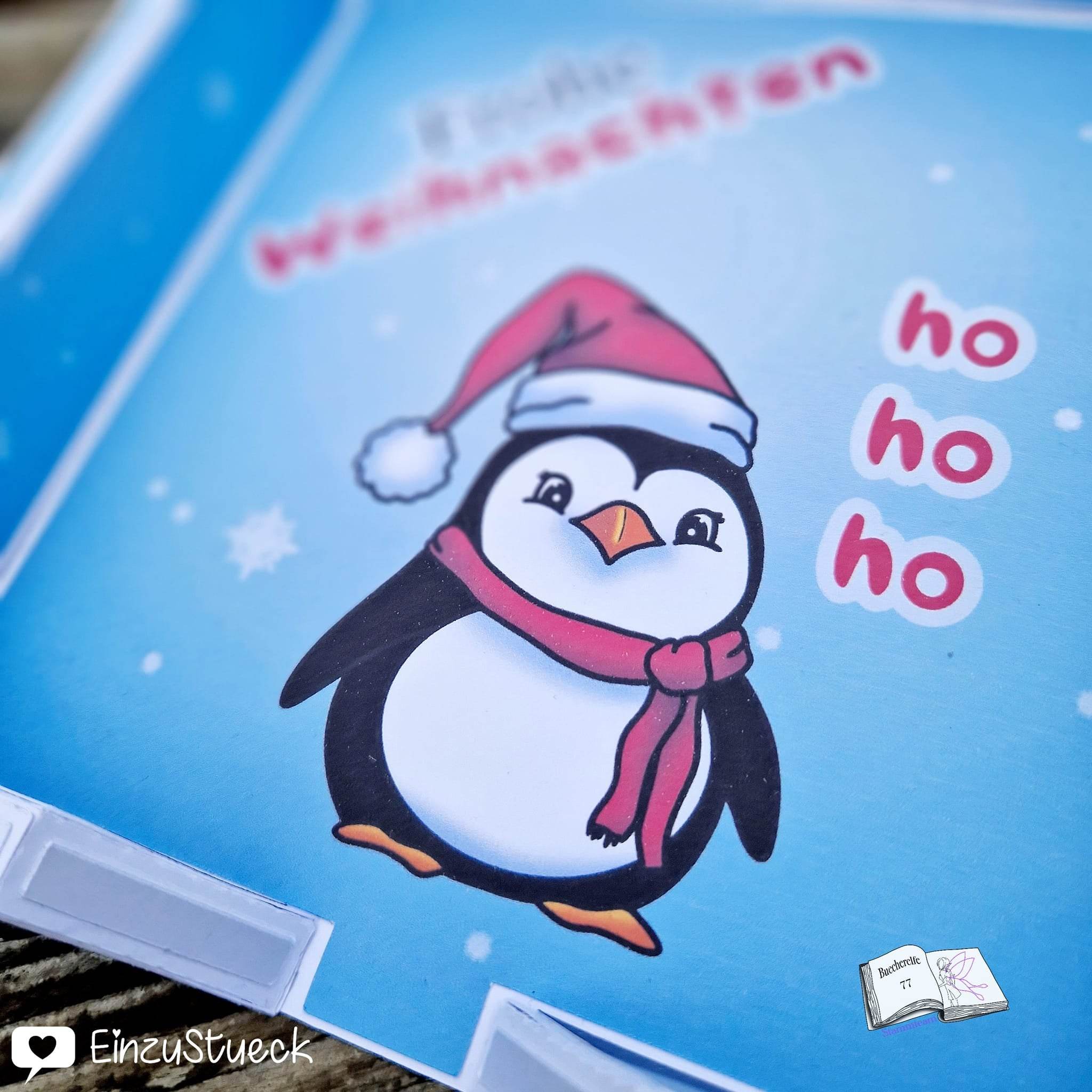 Digiset Christmas Penguin Plotterdatei, Sublimation, Digistamp, Digipaper - Sewando