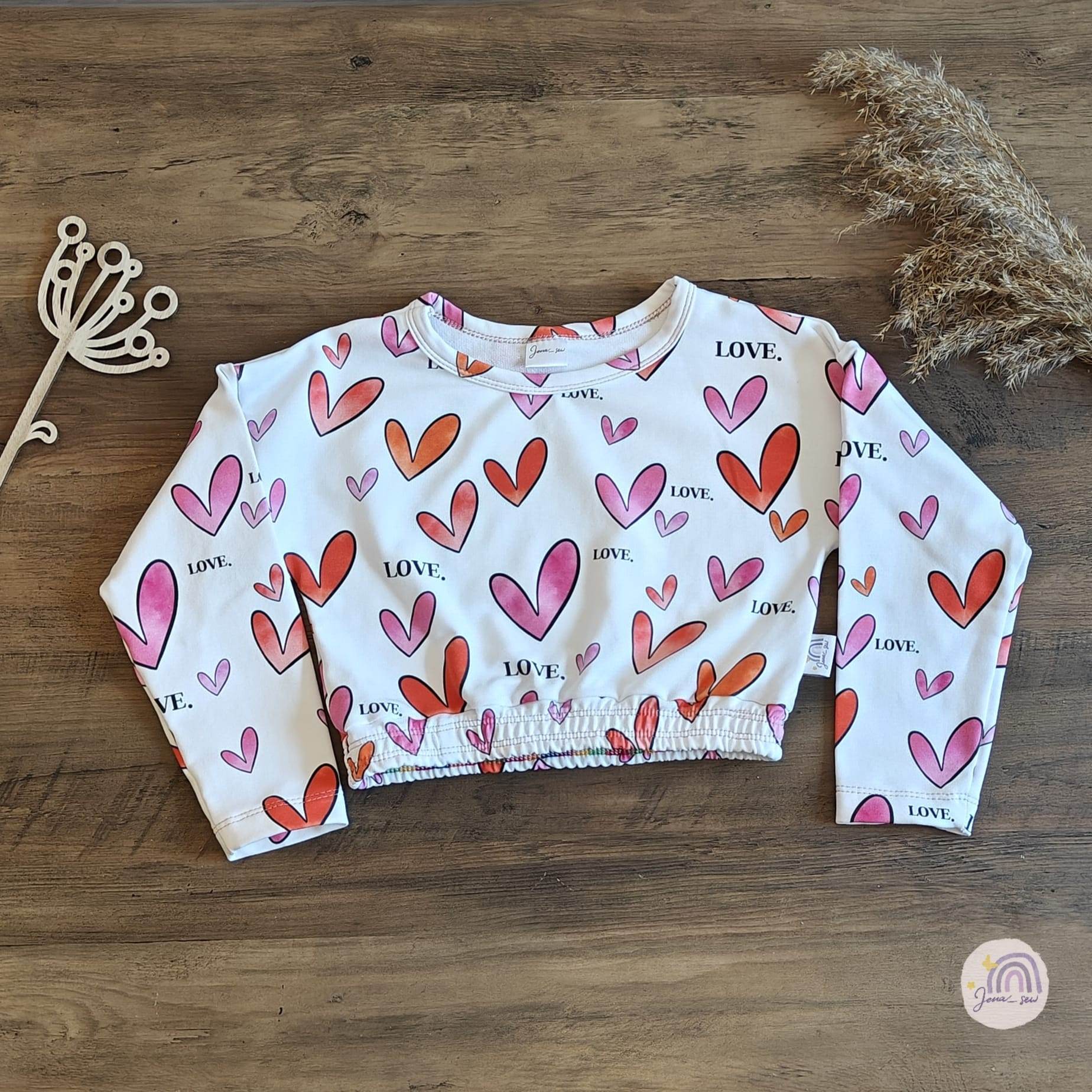 Schnittmuster Blickfang – Crop Top | PDF-Download | Größen 92-152 - Sewando