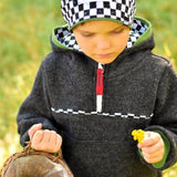 Mini Herbstwind & Frühlingssonne Anorak, Windbreaker, Drüberzieh-Hoodie für 69cm-104cm Körpergröße - Sewando