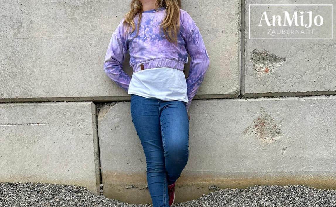 Schnittmuster Blickfang – Crop Top | PDF-Download | Größen 92-152 - Sewando