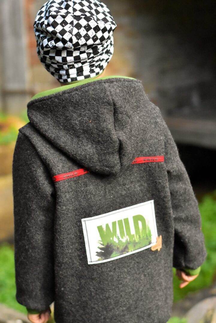 Big Herbstwind & Frühlingssonne Anorak, Windbreaker, Drüberzieh-Hoodie für 105cm-140cm Körpergröße - Sewando