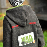 Big Herbstwind & Frühlingssonne Anorak, Windbreaker, Drüberzieh-Hoodie für 105cm-140cm Körpergröße - Sewando