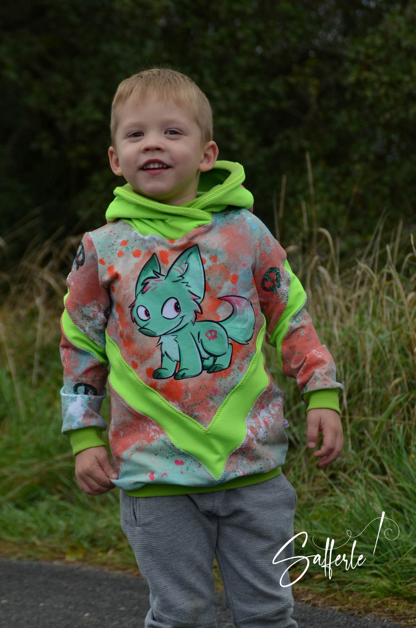 Schnittmuster / Sewing Pattern *Big Funnel Hoodie & Hoodie Dress* Size 62-176 / 3m - 18 Years - Sewando