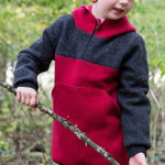 Big Herbstwind & Frühlingssonne Anorak, Windbreaker, Drüberzieh-Hoodie für 105cm-140cm Körpergröße - Sewando