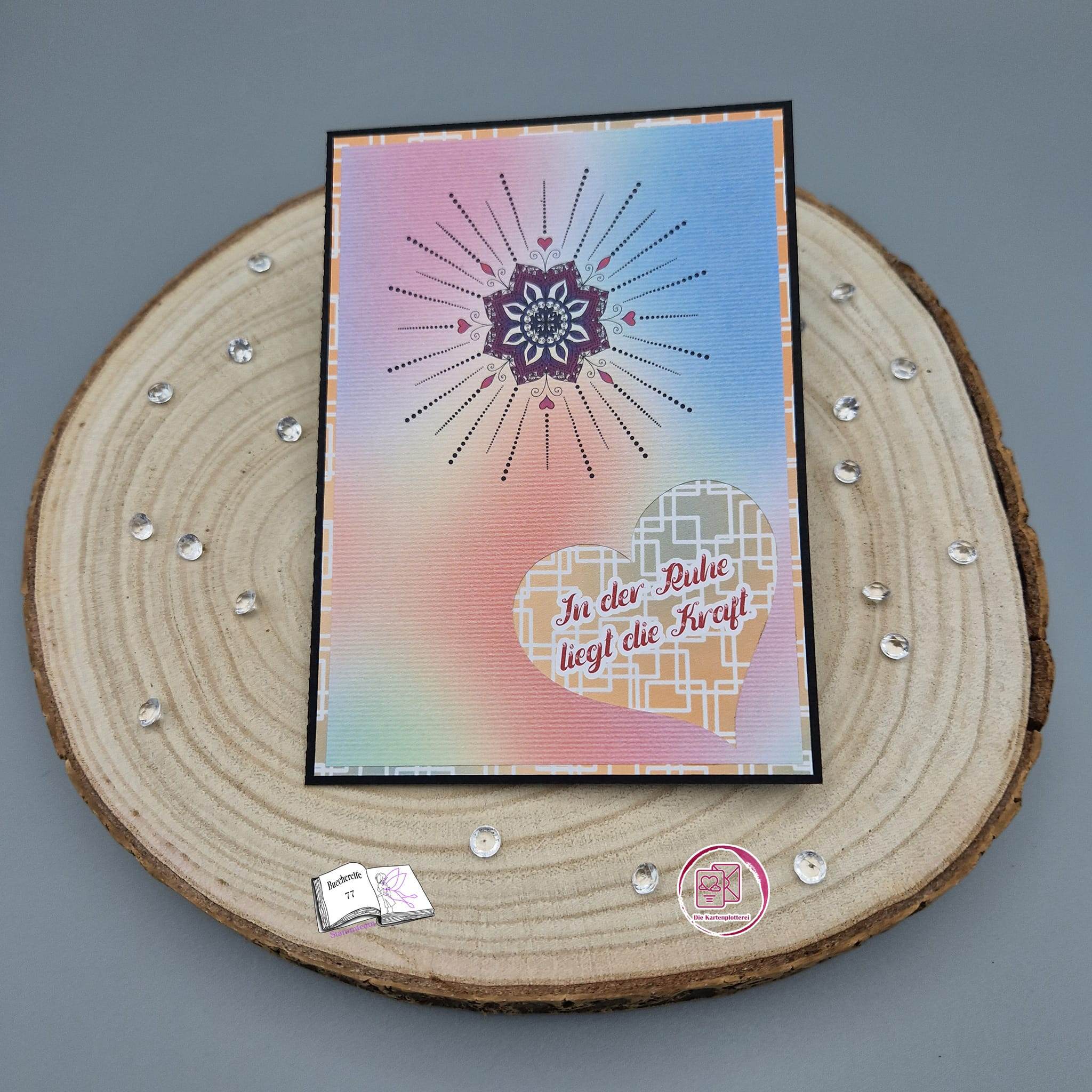 Digiset Strahlen Mandala, Plotterdatei, Sublimation, Digistamp, Digipaper - Sewando