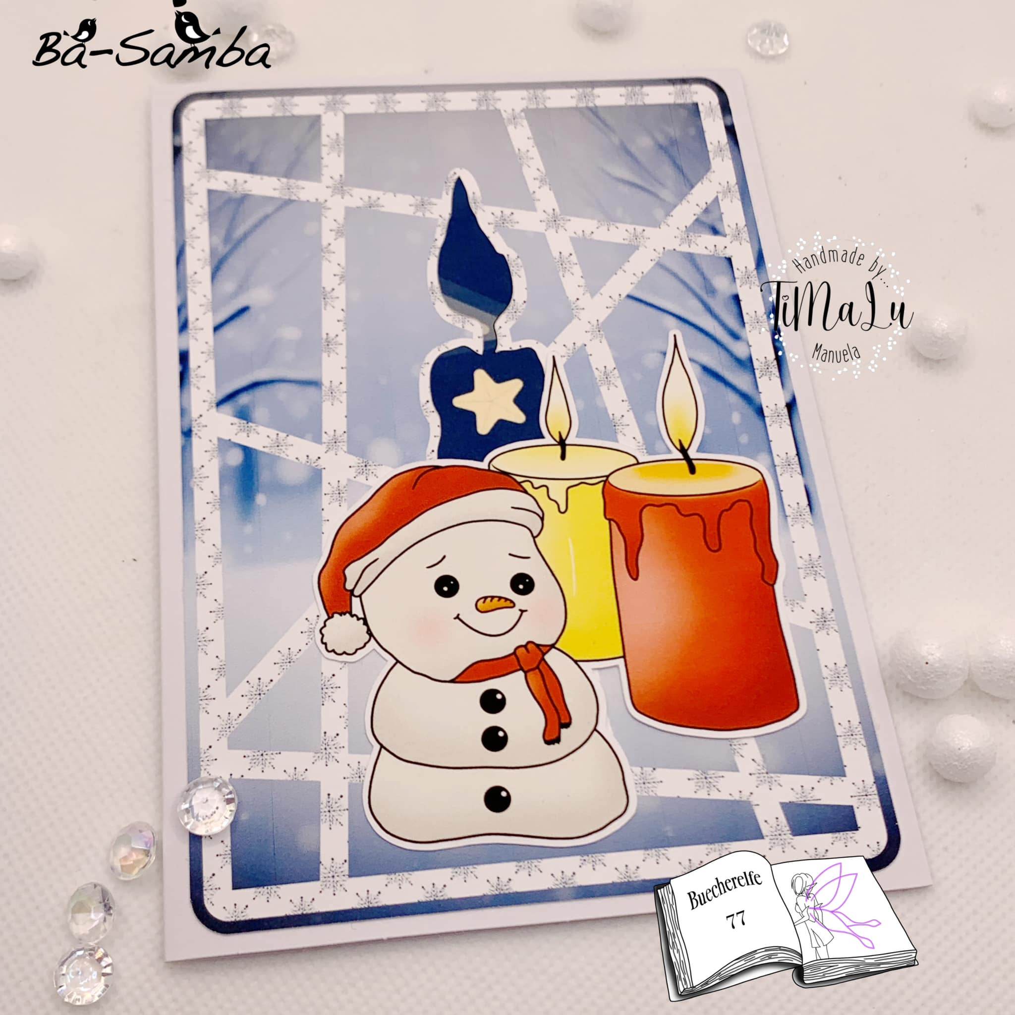 Digiset Fridolin der Schneemann, Digistamp, Digipaper, Plotterdatei, Sublimation - Sewando