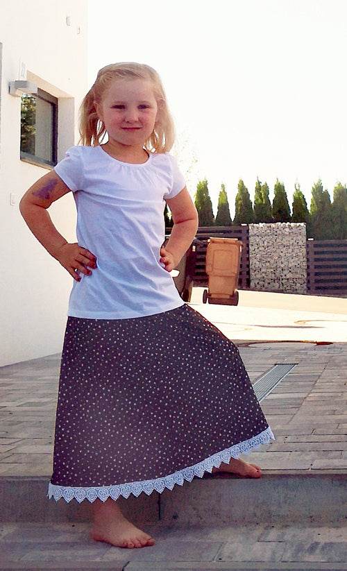 Schnittmuster timtom No.38 Maxirock für Kinder und Teens Gr.86-170 - Sewando