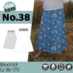 Schnittmuster timtom No.38 Maxirock für Kinder und Teens Gr.86-170 - Sewando