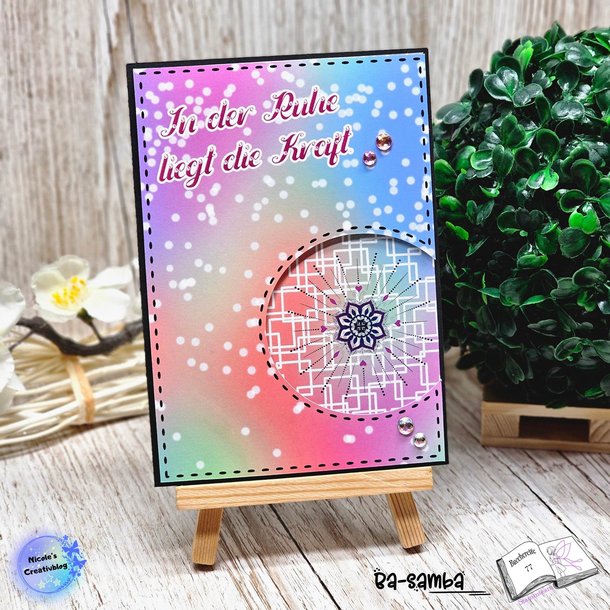 Digiset Strahlen Mandala, Plotterdatei, Sublimation, Digistamp, Digipaper - Sewando