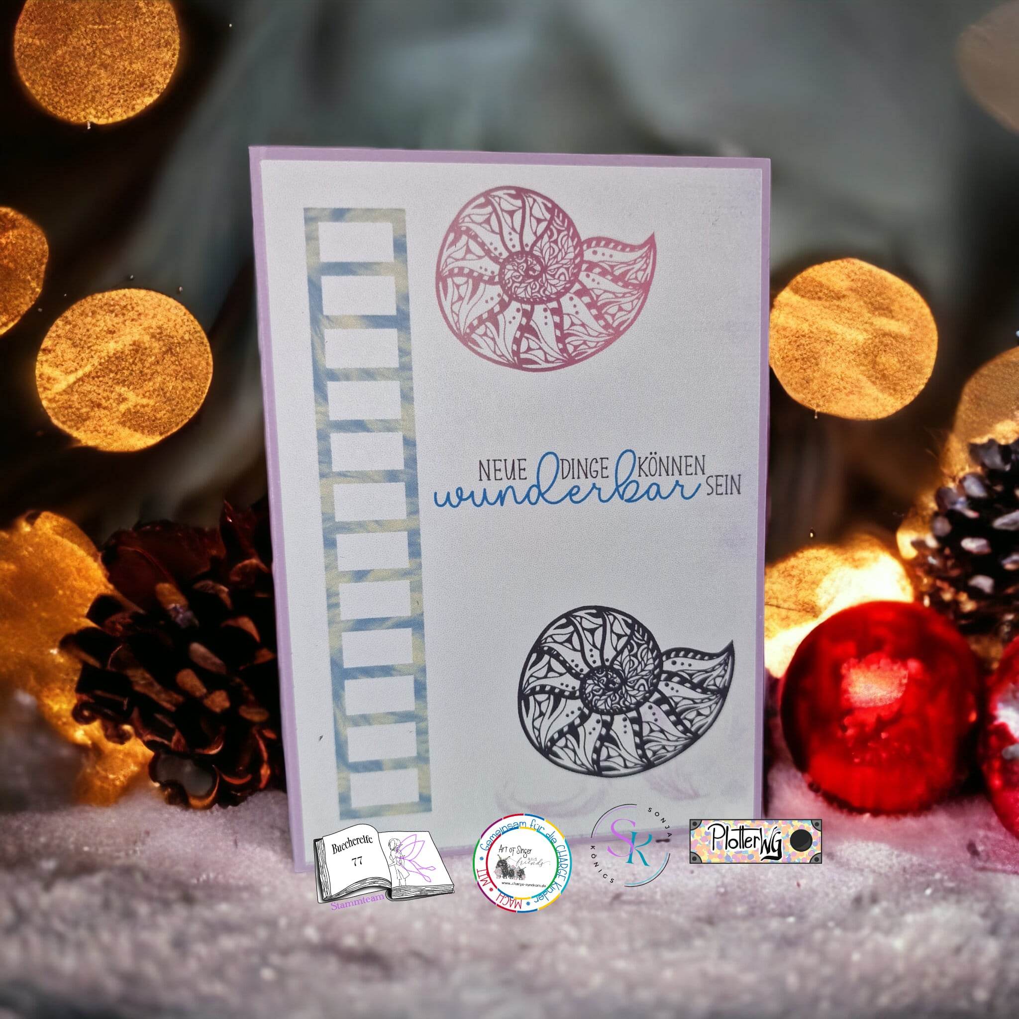 Digistamp Muster Muschel Plotten, Sublimation, Drucken ! - Sewando