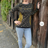 Sweater Josefina Gr. 34 - 54 inkl. A0 + Beamerdatei - Sewando