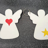 Stickdatei - Engel Anhänger mit Herz und Stern - Sewando
