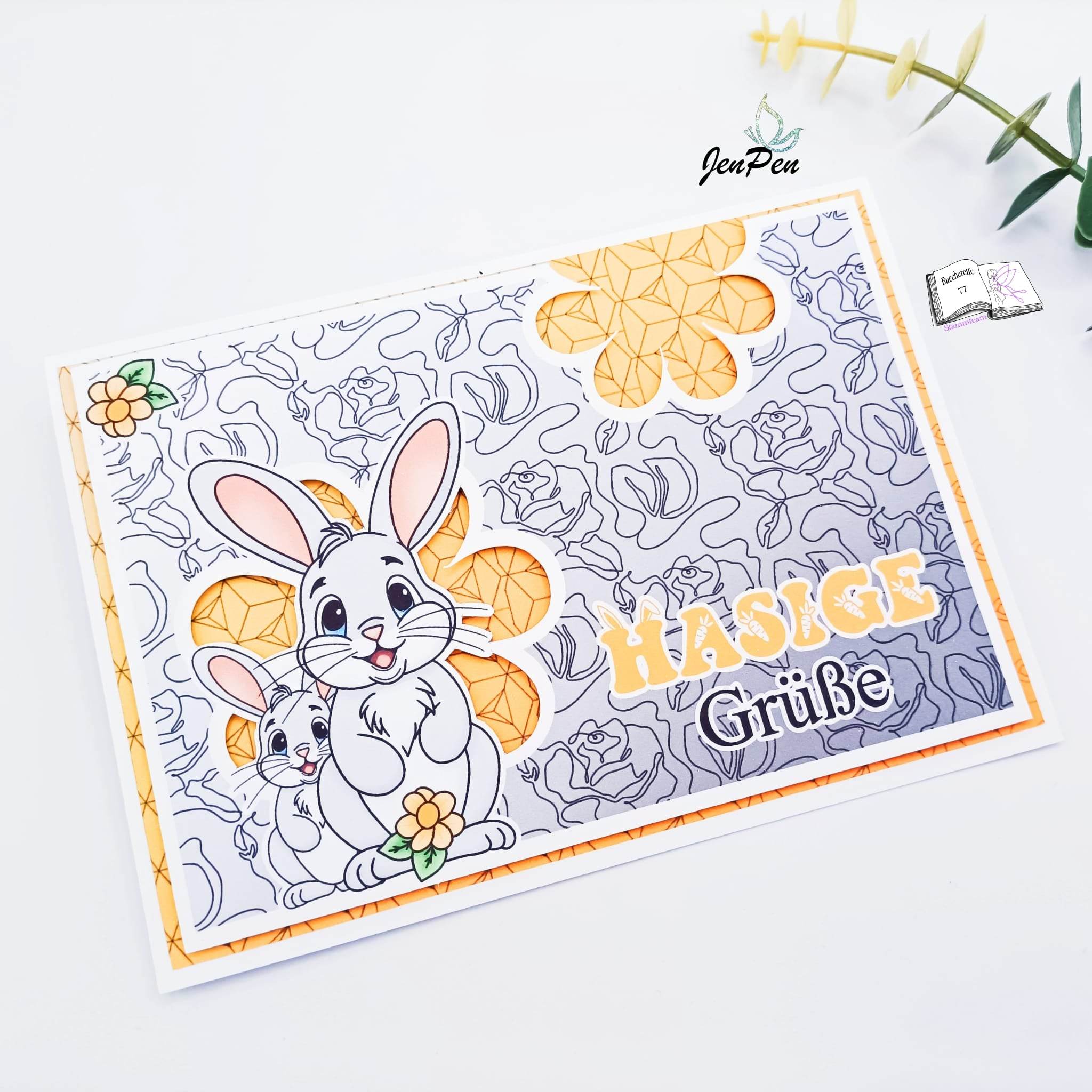 Digiset Frühlingshasi, Plotten, Sublimation, Drucken, Digistamp - Sewando