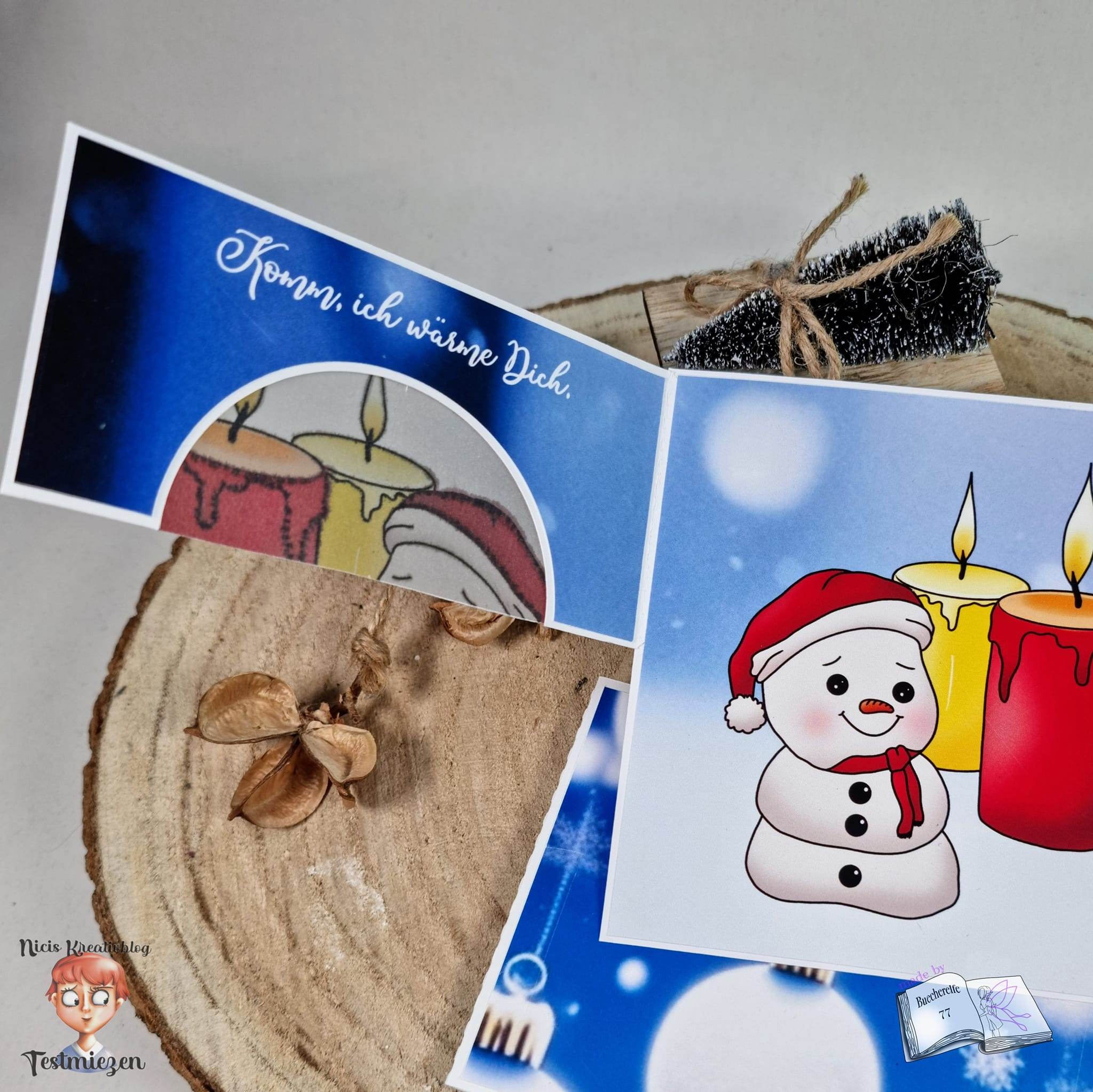 Digiset Fridolin der Schneemann, Digistamp, Digipaper, Plotterdatei, Sublimation - Sewando