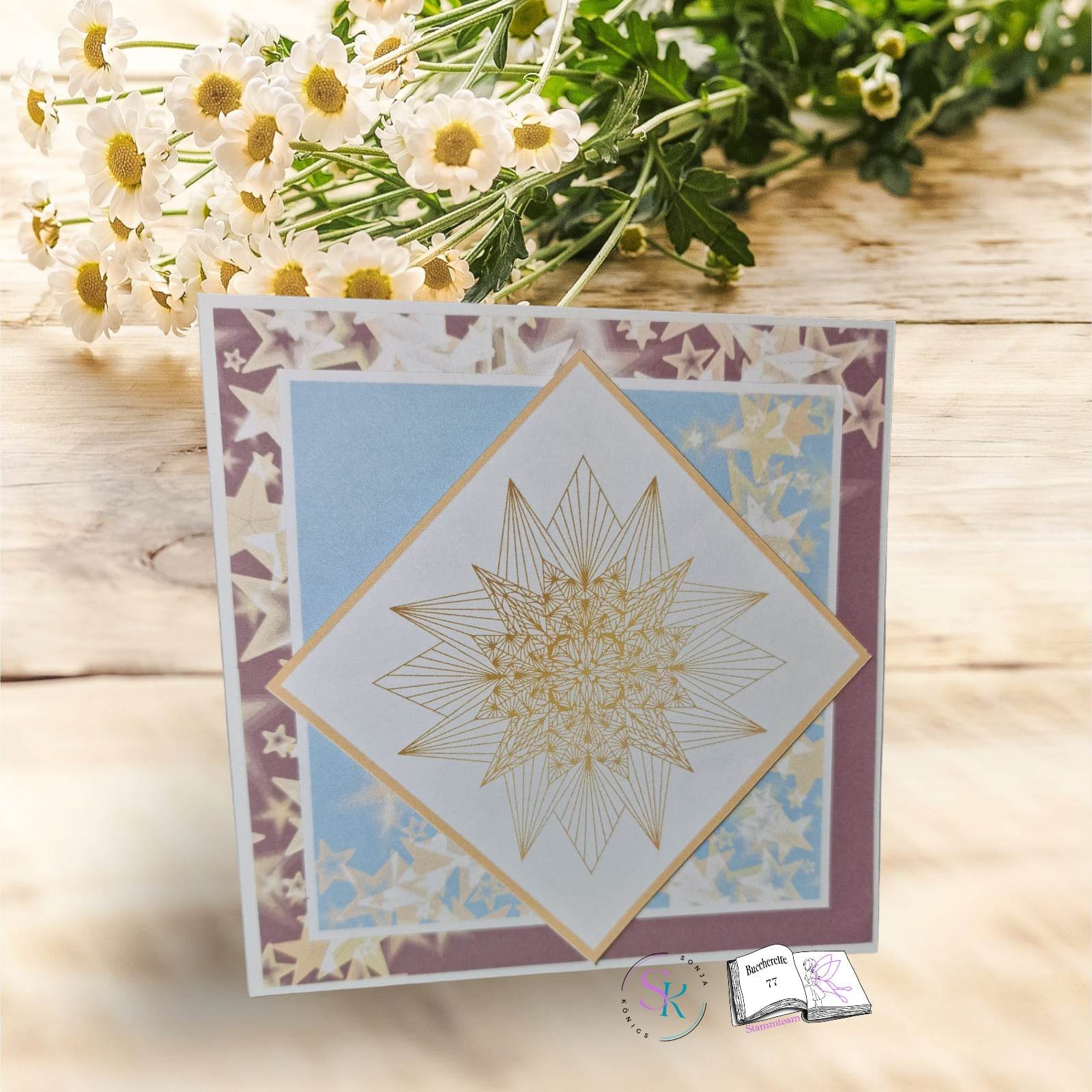 Digistamp Sternen Mandala Plotterdatei, Sublimation, Drucken, ! - Sewando