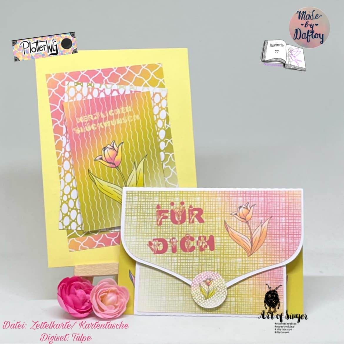 Digiset Tulpe 2.0 Plotterdatei, Sublimation, Digistamp, Digipaper - Sewando
