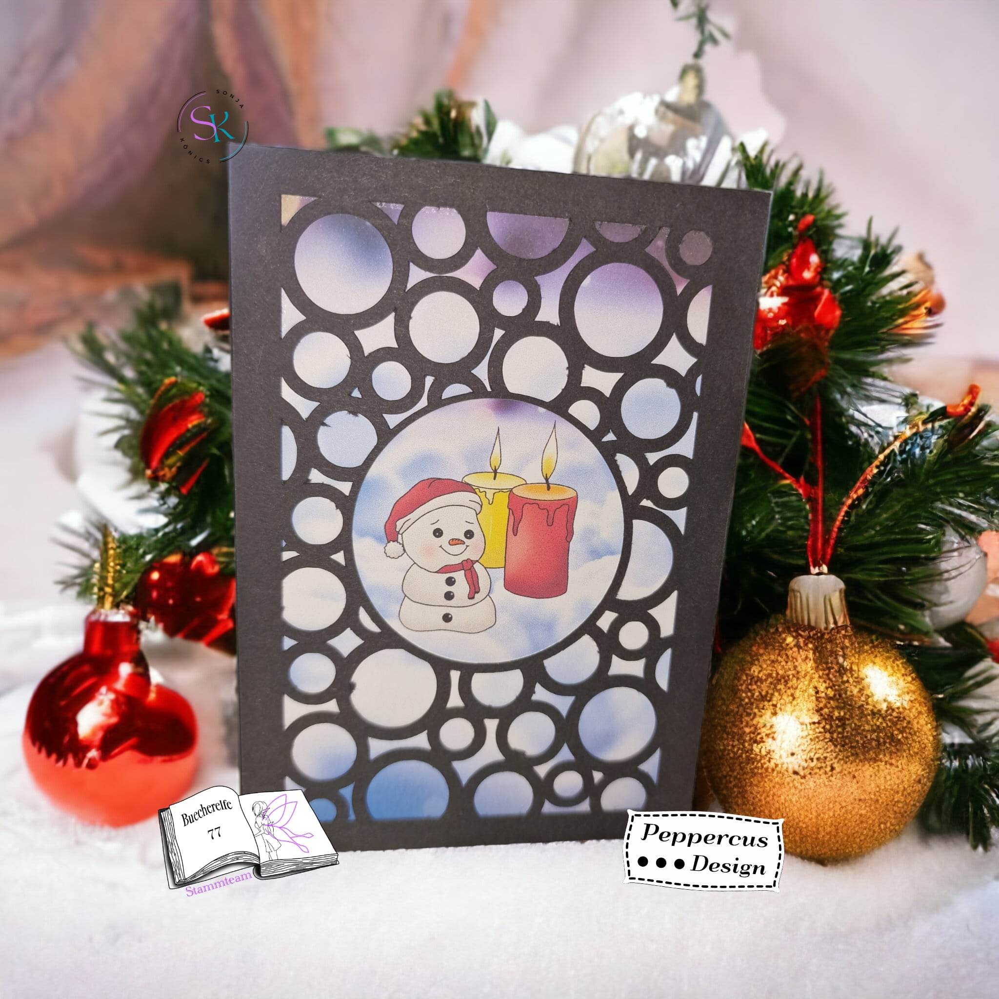 Digiset Fridolin der Schneemann, Digistamp, Digipaper, Plotterdatei, Sublimation - Sewando