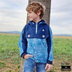 Big Herbstwind & Frühlingssonne Anorak, Windbreaker, Drüberzieh-Hoodie für 105cm-140cm Körpergröße - Sewando