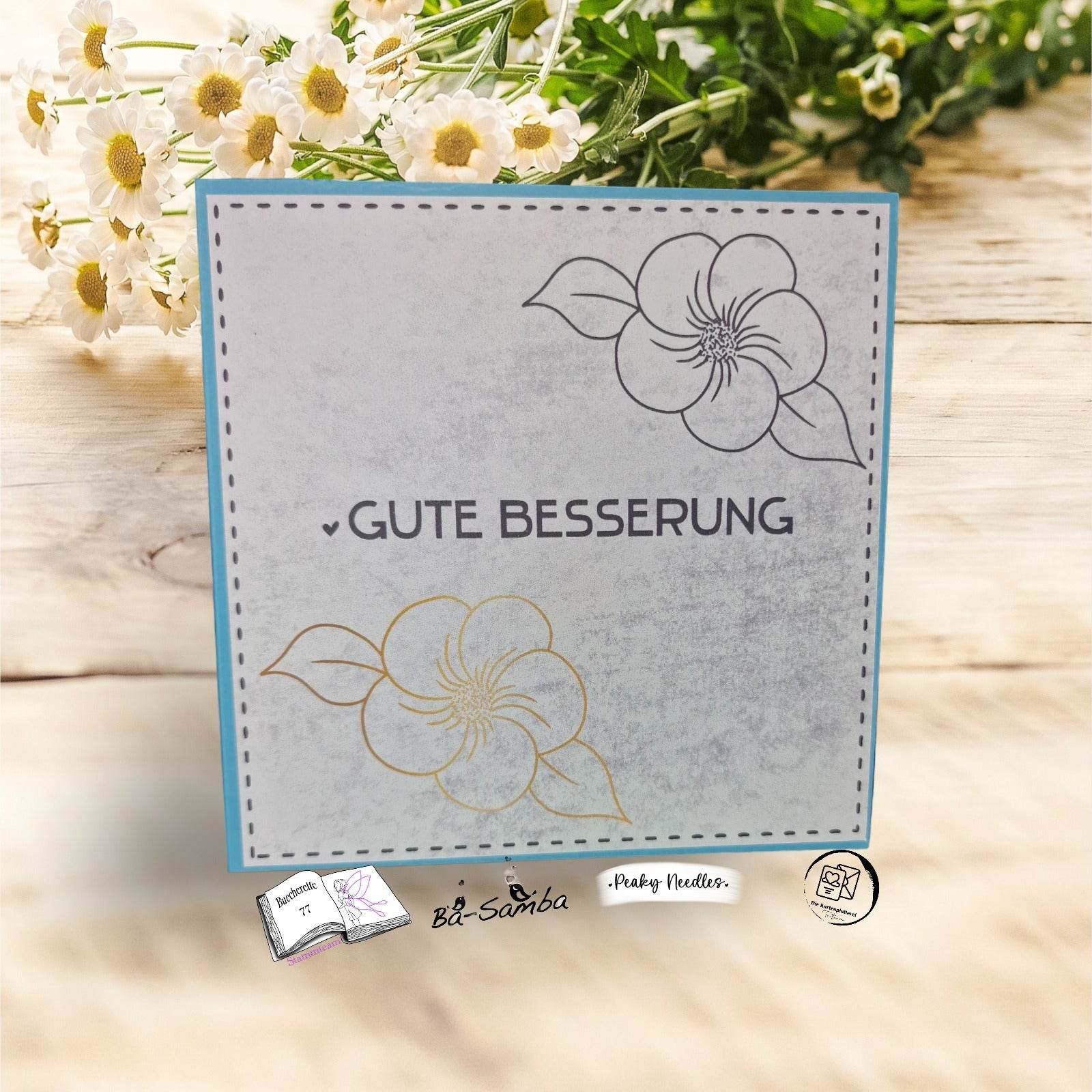 Digistamp fünfblättrige Blüte Plotten, Sublimation, Drucken ! - Sewando