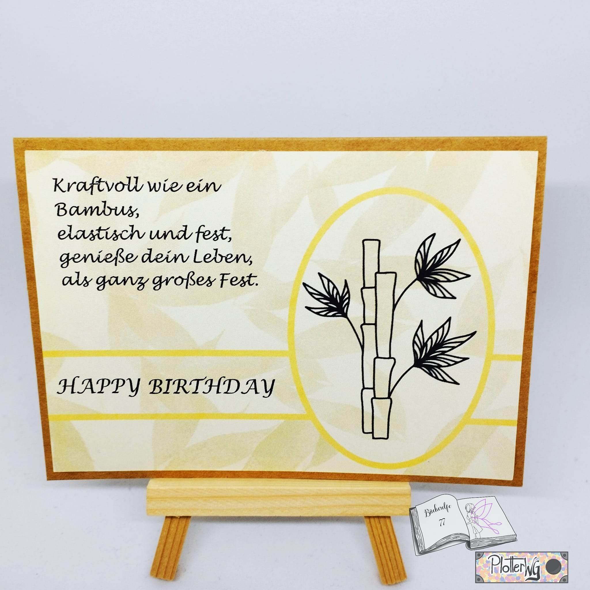 Digistamp Bambus Plotten, Sublimation, Drucken ! - Sewando