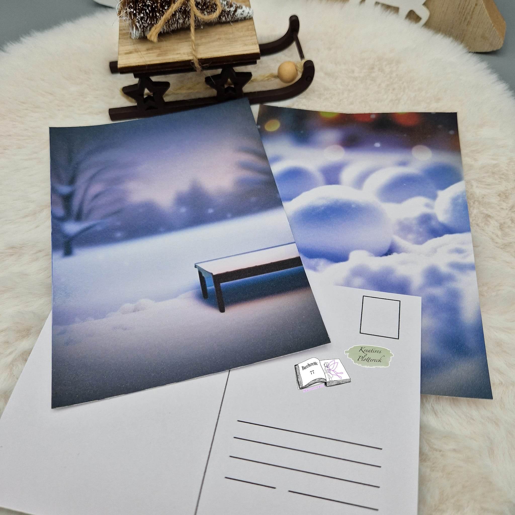 Digiset Fridolin der Schneemann, Digistamp, Digipaper, Plotterdatei, Sublimation - Sewando