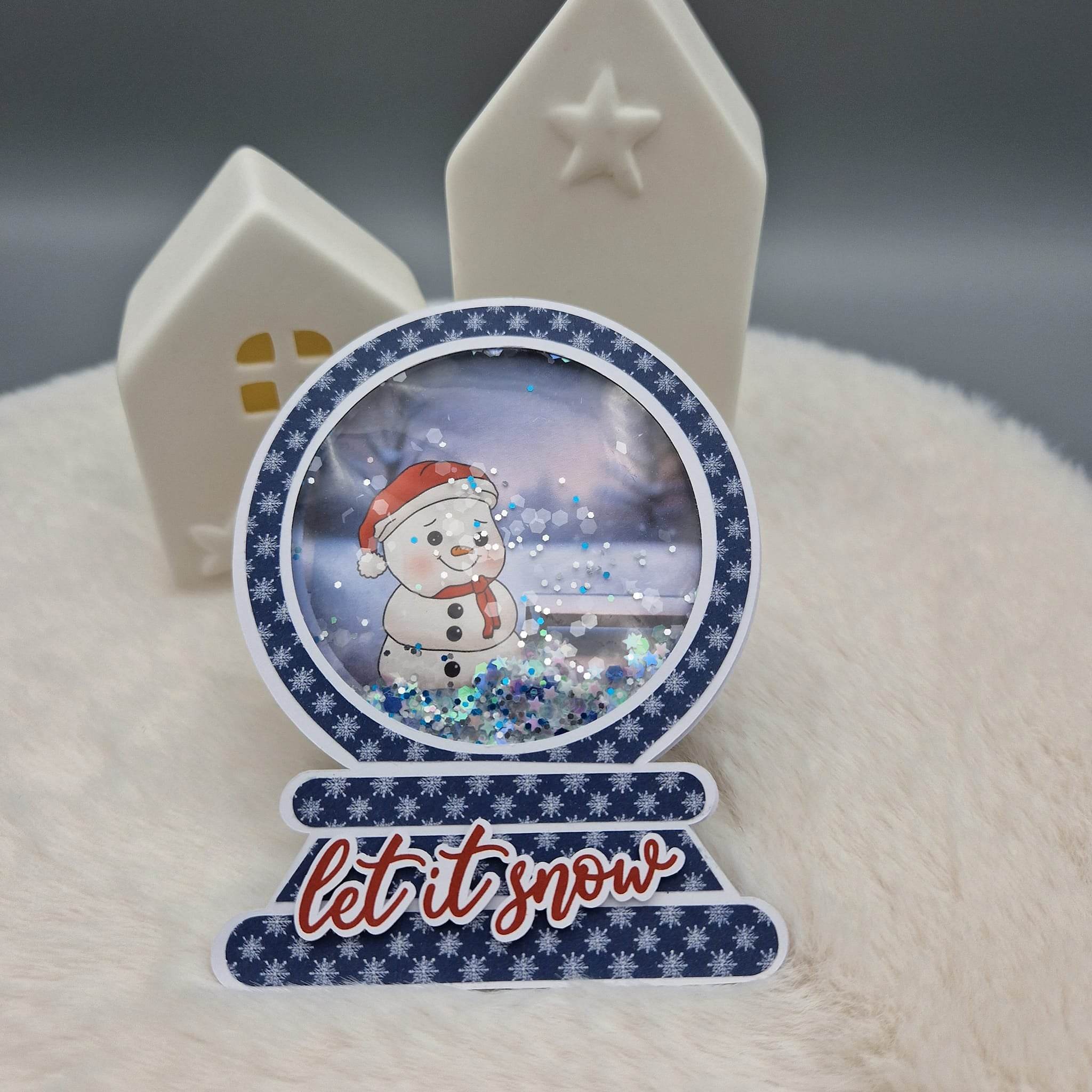 Digiset Fridolin der Schneemann, Digistamp, Digipaper, Plotterdatei, Sublimation - Sewando
