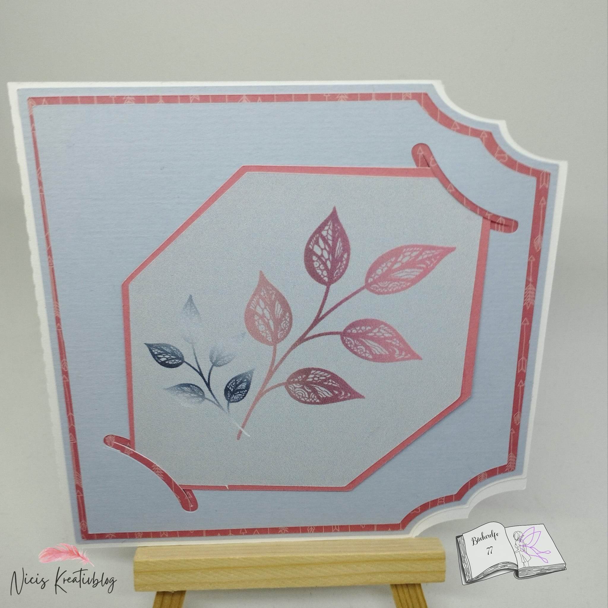 Digistamp Blätter gemustert Plotten, Sublimation, Drucken ! - Sewando