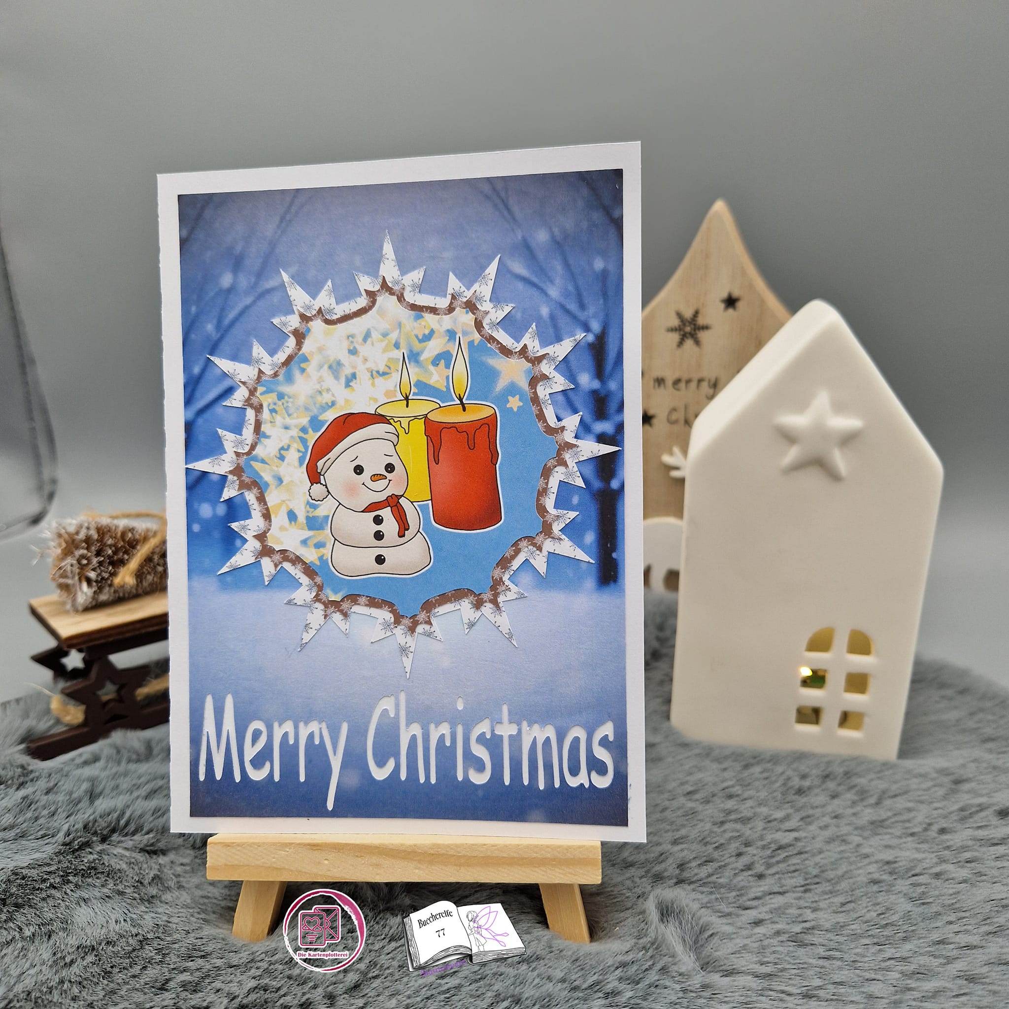 Digiset Fridolin der Schneemann, Digistamp, Digipaper, Plotterdatei, Sublimation - Sewando