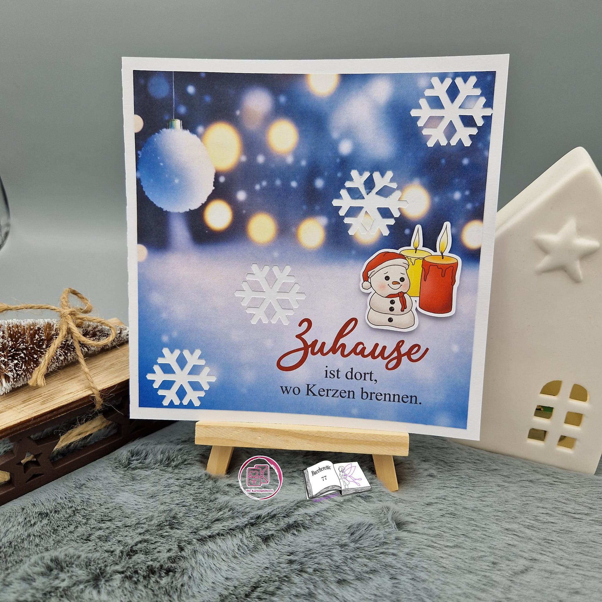 Digiset Fridolin der Schneemann, Digistamp, Digipaper, Plotterdatei, Sublimation - Sewando