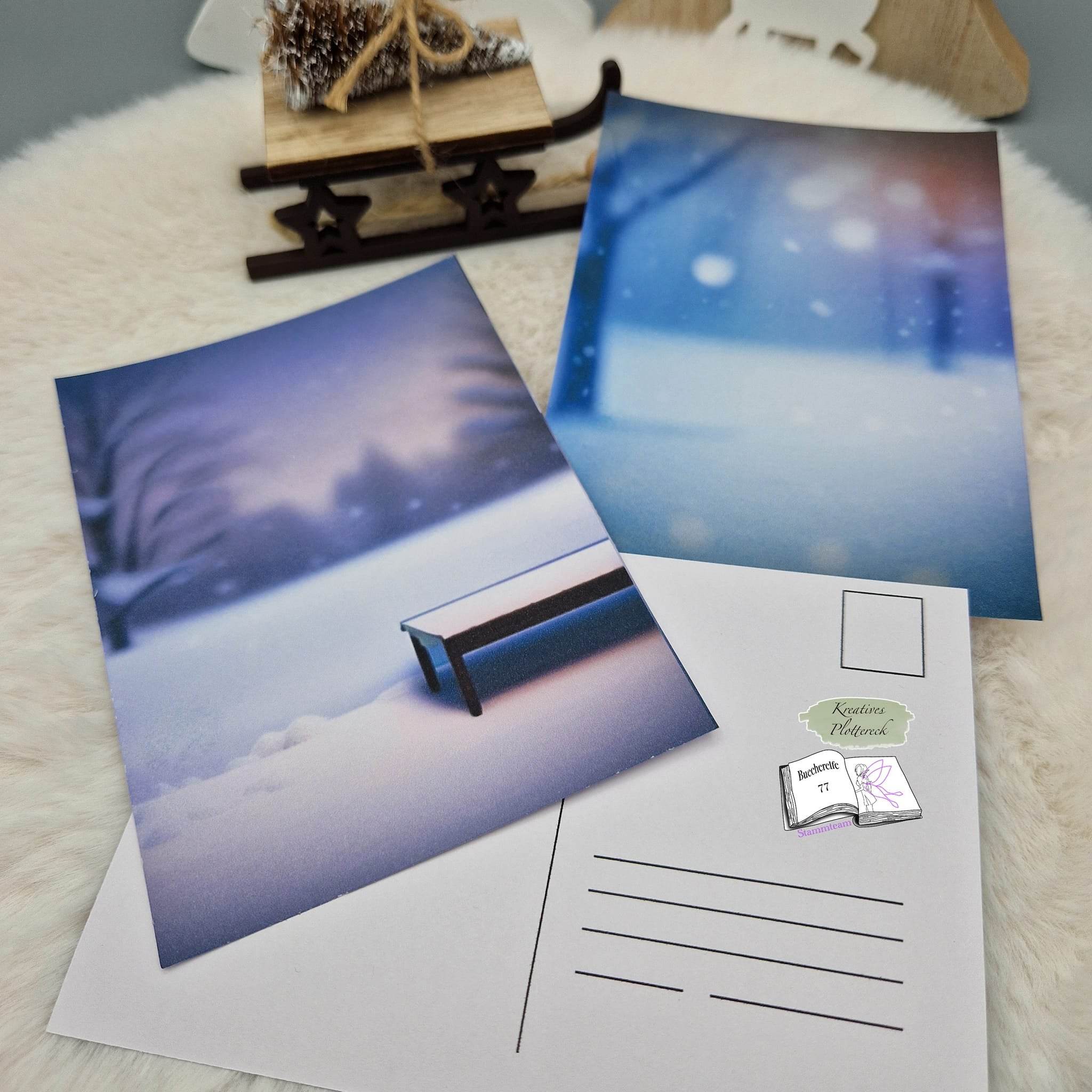 Digiset Fridolin der Schneemann, Digistamp, Digipaper, Plotterdatei, Sublimation - Sewando