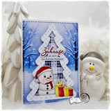 Digiset Fridolin der Schneemann, Digistamp, Digipaper, Plotterdatei, Sublimation - Sewando