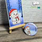 Digiset Fridolin der Schneemann, Digistamp, Digipaper, Plotterdatei, Sublimation - Sewando