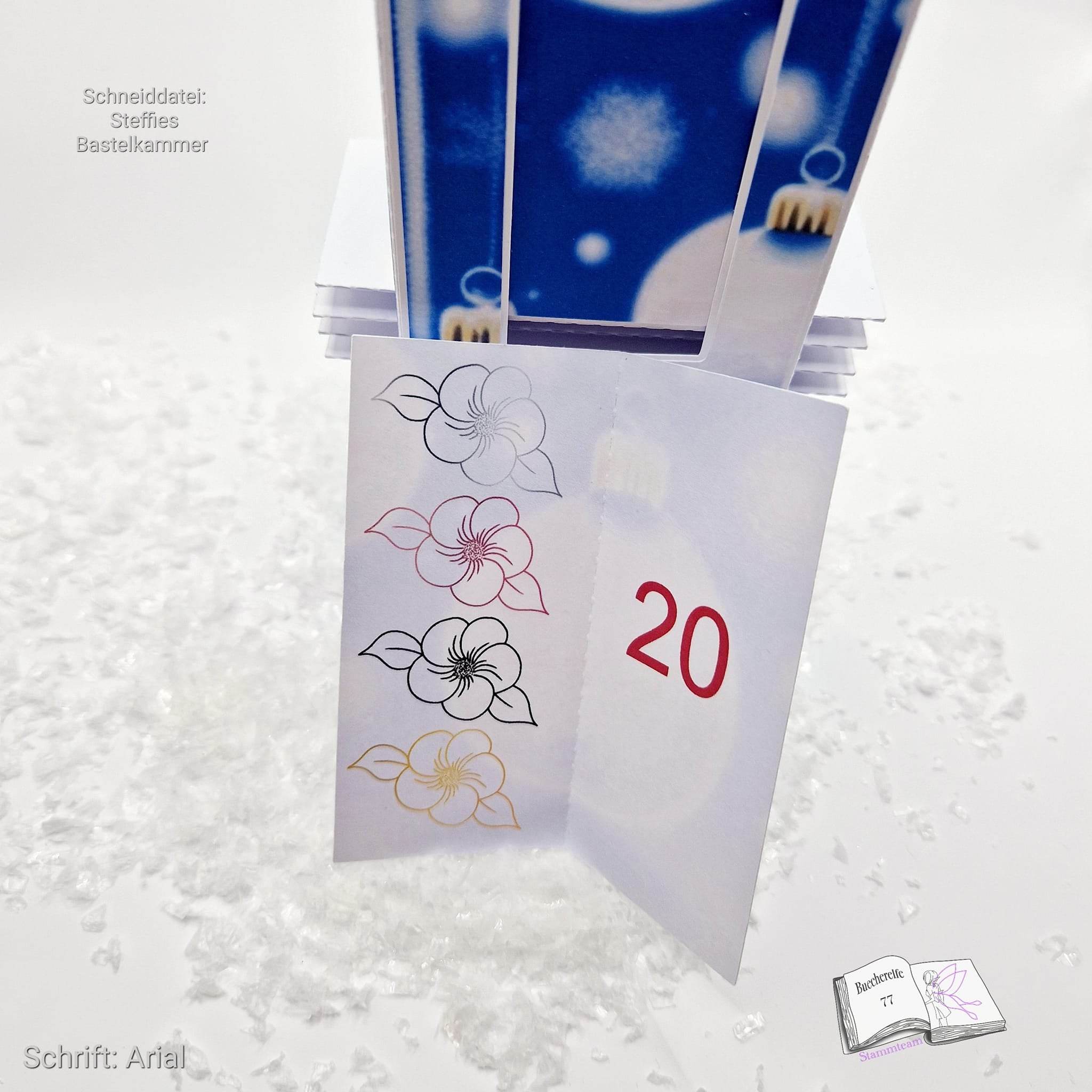 Digistamp fünfblättrige Blüte Plotten, Sublimation, Drucken ! - Sewando