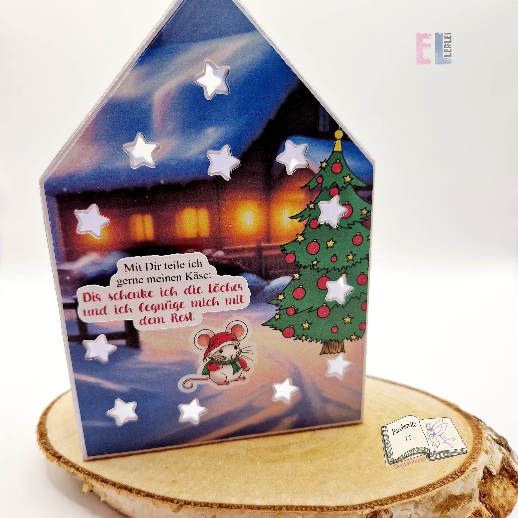 Digiset Speedy die Weihnachtsmaus, Plotterdatei, Sublimation, Digistamp, Digipaper - Sewando
