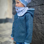 Mini Herbstwind & Frühlingssonne Anorak, Windbreaker, Drüberzieh-Hoodie für 69cm-104cm Körpergröße - Sewando