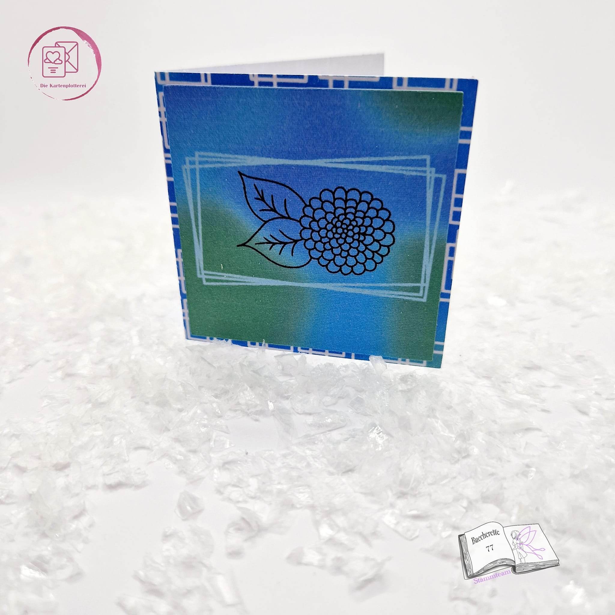 Digistamp Dahlie Plotten, Sublimation, Drucken ! - Sewando