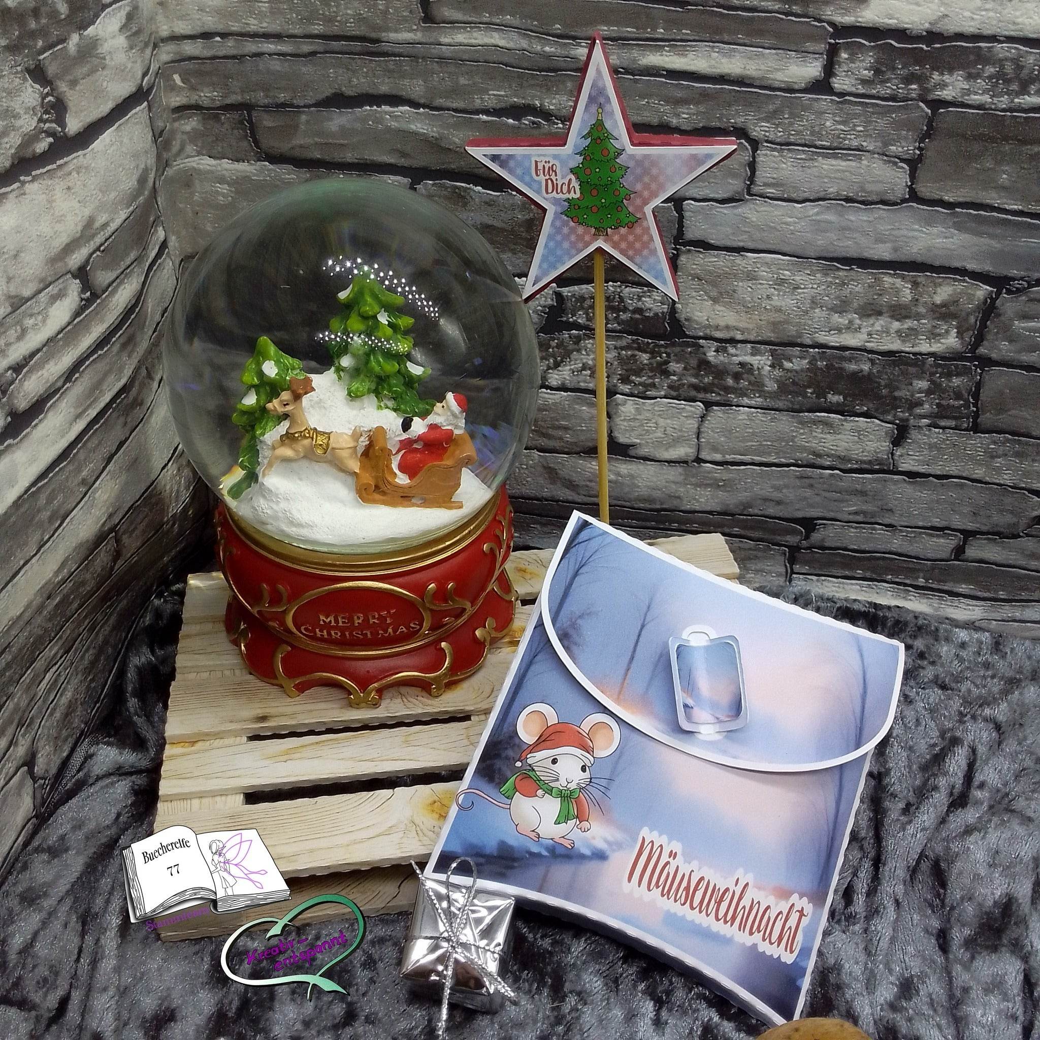 Digiset Speedy die Weihnachtsmaus, Plotterdatei, Sublimation, Digistamp, Digipaper - Sewando