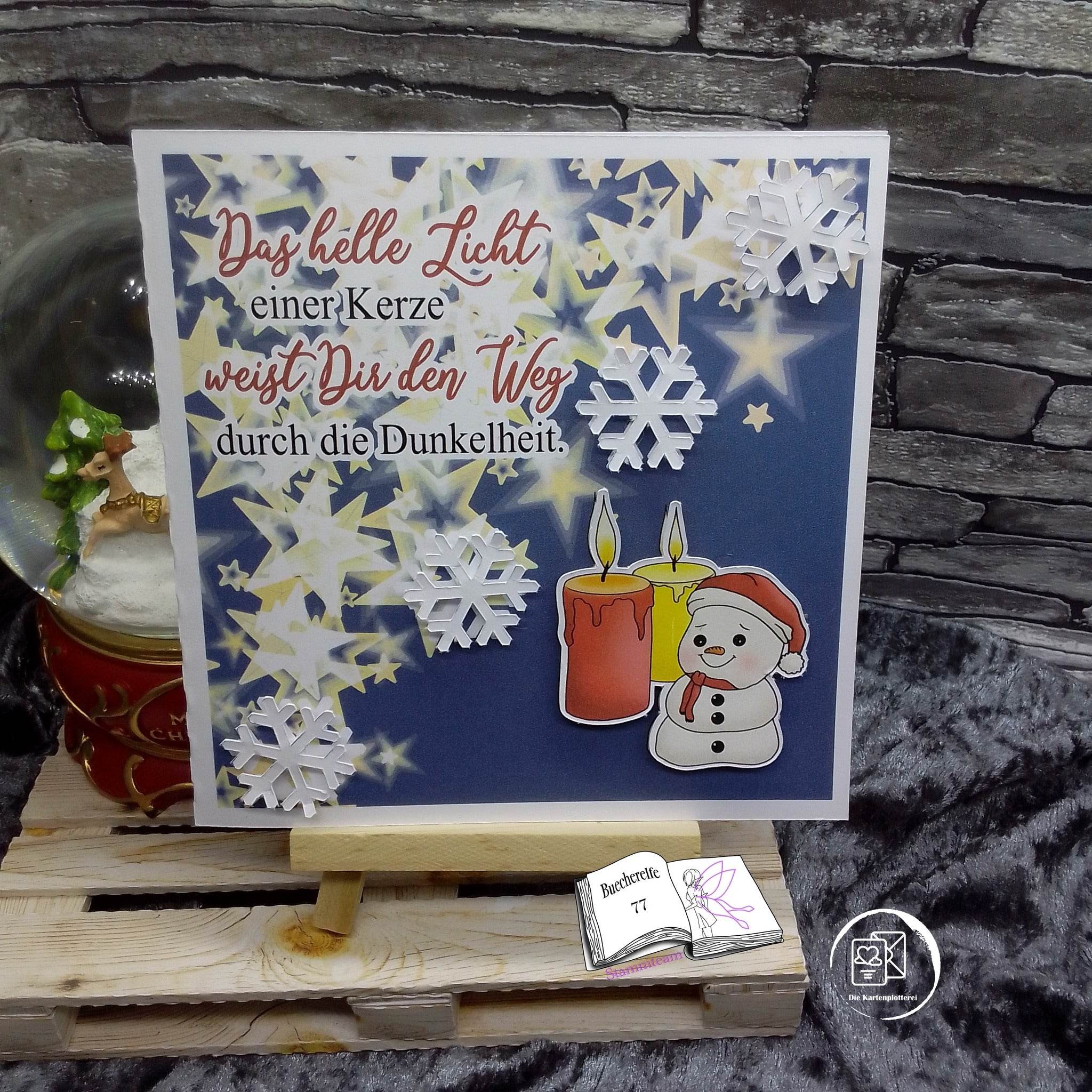 Digiset Fridolin der Schneemann, Digistamp, Digipaper, Plotterdatei, Sublimation - Sewando
