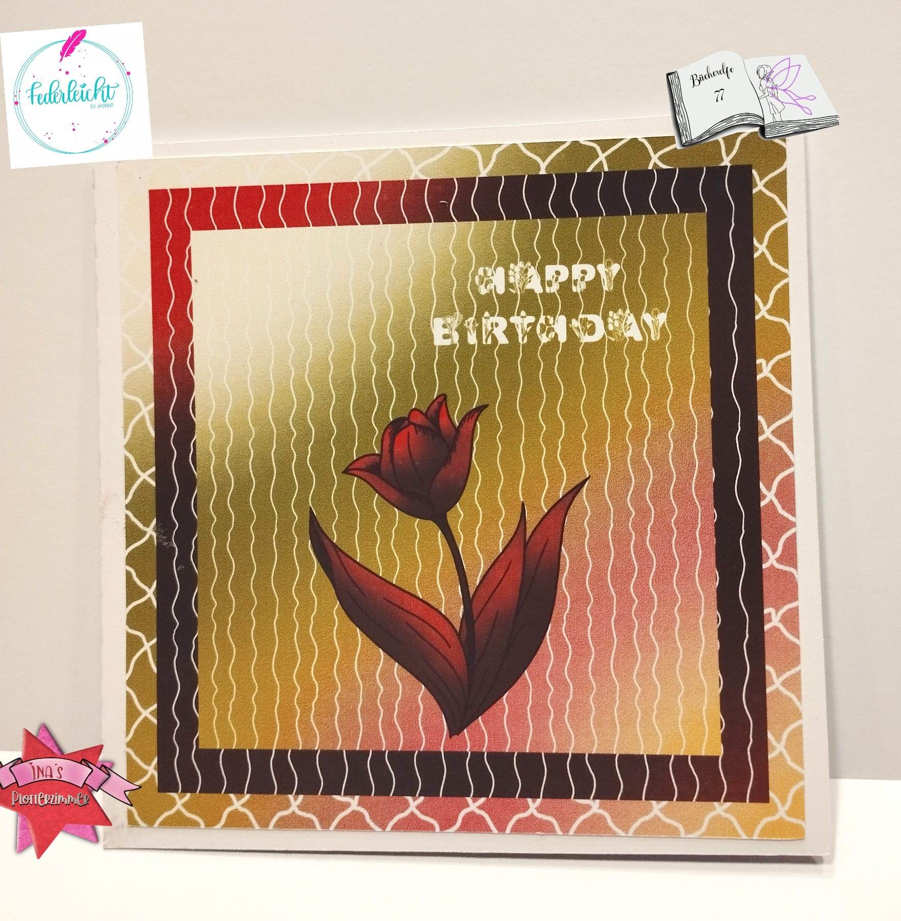 Digiset Tulpe 2.0 Plotterdatei, Sublimation, Digistamp, Digipaper - Sewando