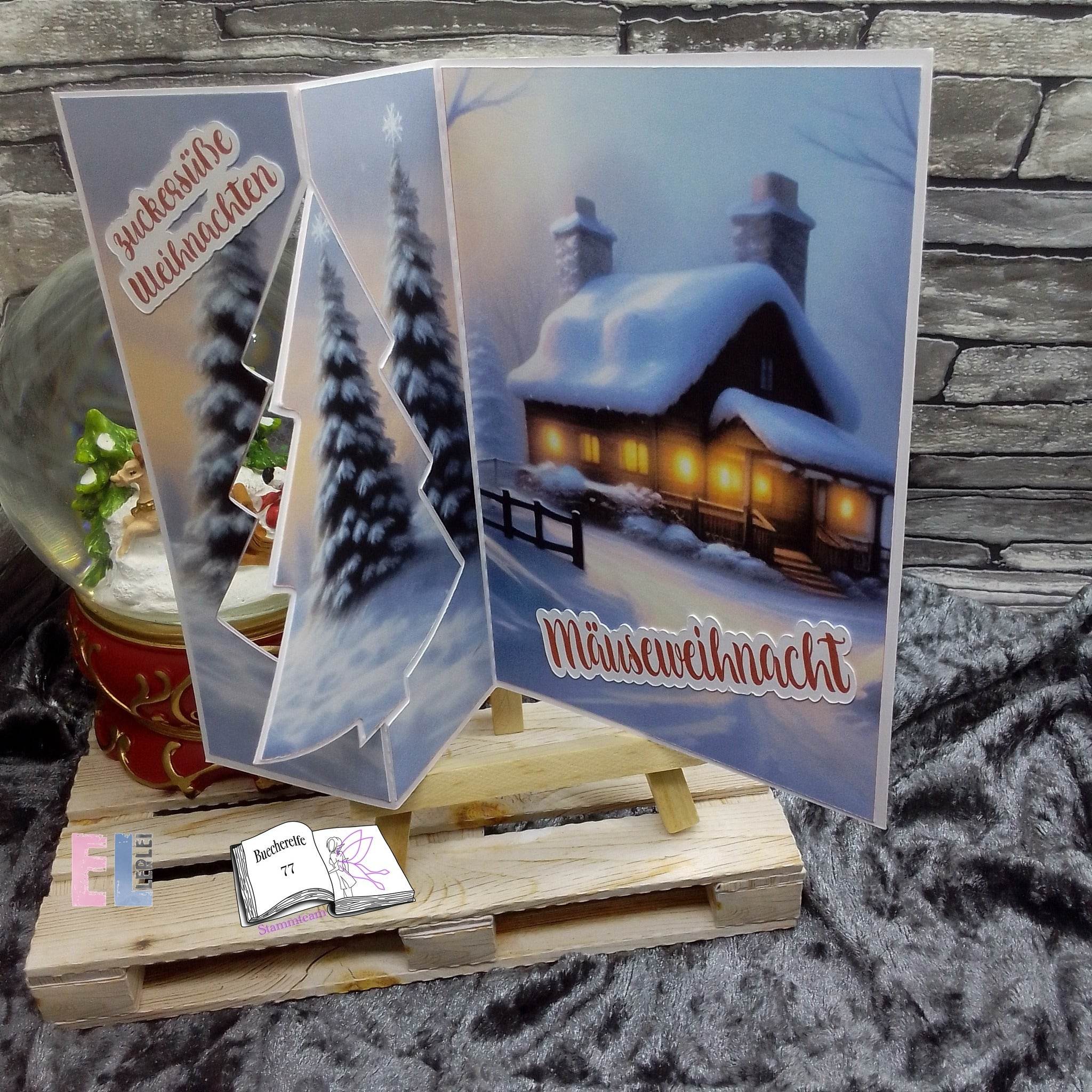 Digiset Speedy die Weihnachtsmaus, Plotterdatei, Sublimation, Digistamp, Digipaper - Sewando