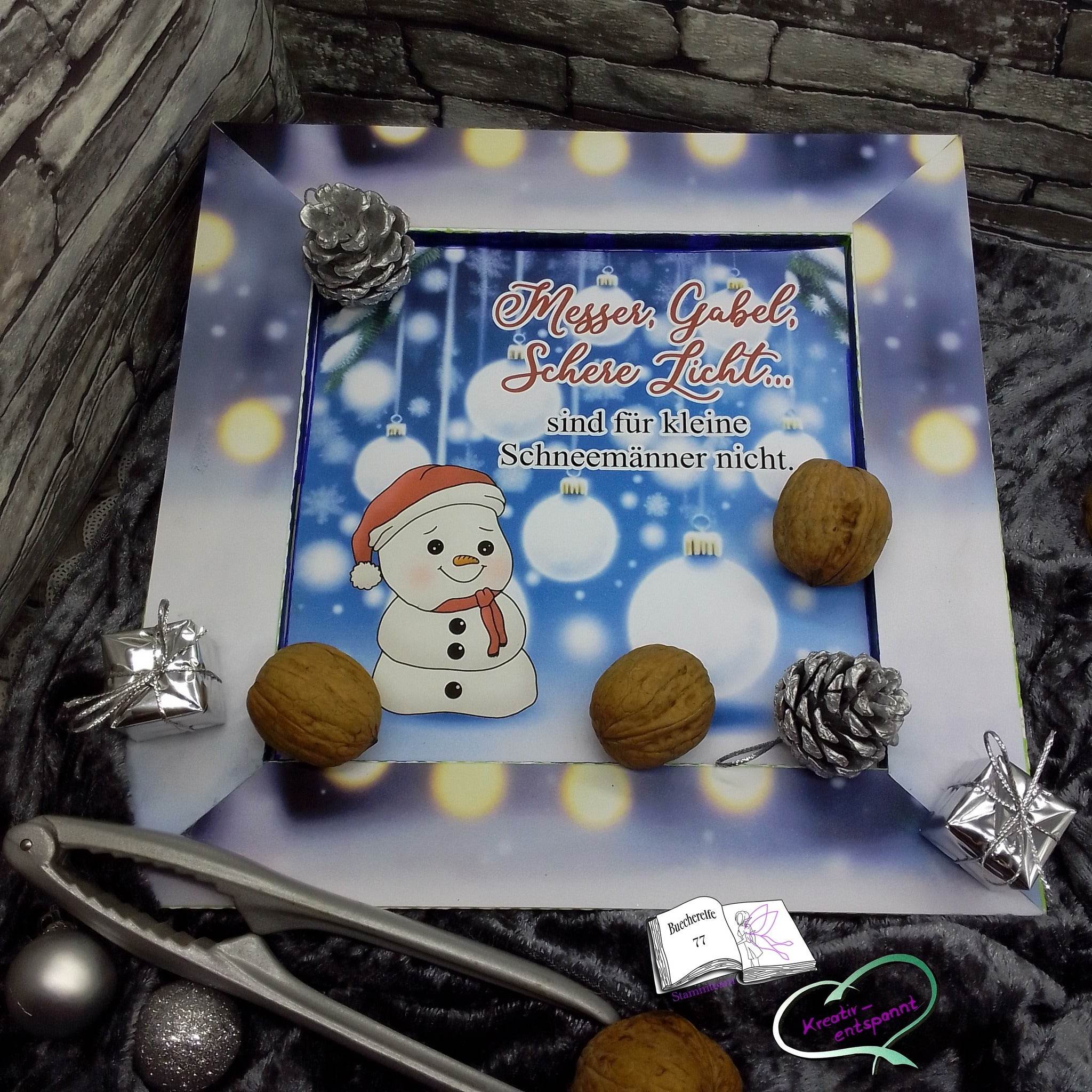 Digiset Fridolin der Schneemann, Digistamp, Digipaper, Plotterdatei, Sublimation - Sewando